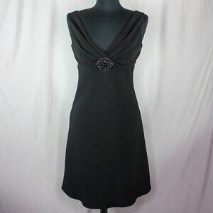 Tahari Arthur S Levine Black Dress Sleevel…